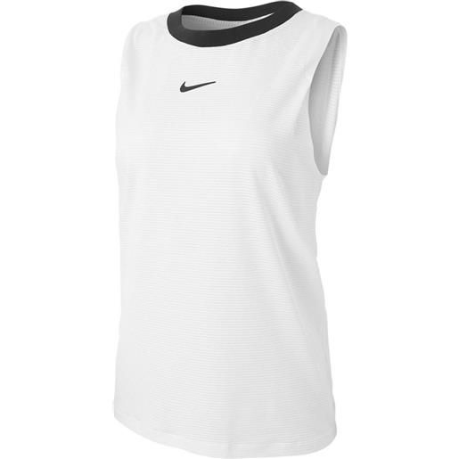 Nike top da tennis da donna Nike court dri-fit advantage tank w - white/white/black