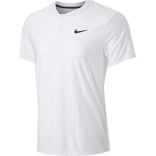 Nike polo da tennis da uomo Nike court dri-fit advantage polo - white/black