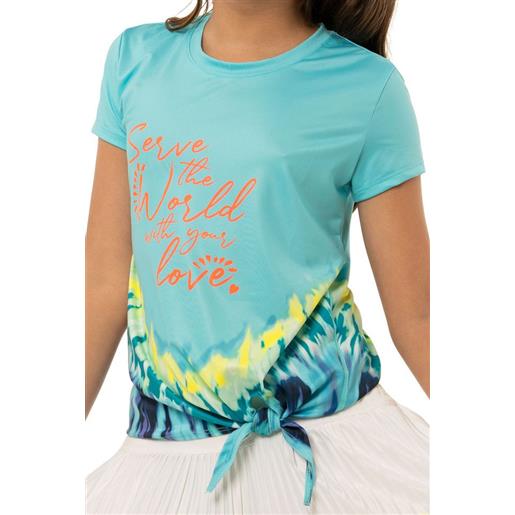 Lucky in Love maglietta per ragazze Lucky in Love girls peace out serve with love tee - opal