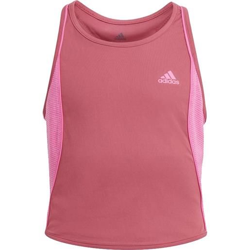 Adidas maglietta per ragazze Adidas pop up tank top - wild pink/screaming pink