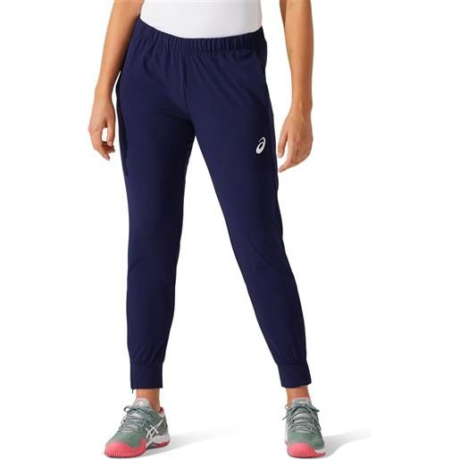 Asics pantaloni da tennis da donna Asics match w woven pant - peacoat