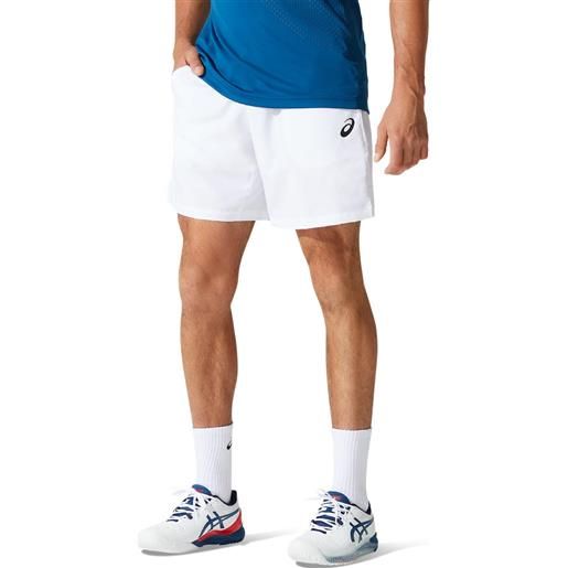 Asics pantaloncini da tennis da uomo Asics court m 7in short - brilliant white