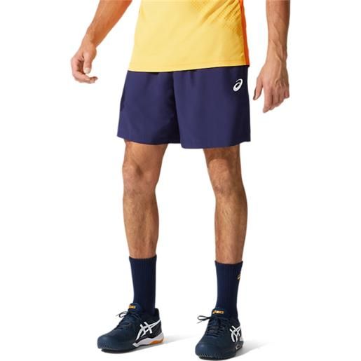 Asics pantaloncini da tennis da uomo Asics court m 7in short - peacoat