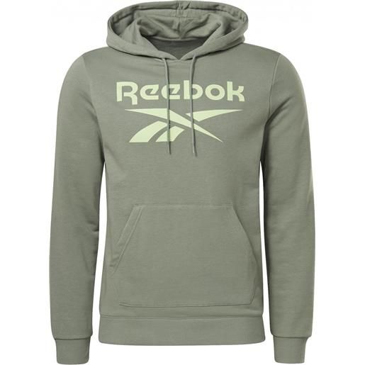 Reebok felpa da tennis da uomo Reebok identity big logo hoodie m - harmony green