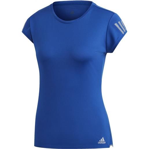 Adidas maglietta donna Adidas w club 3 stripes tee - royal blue