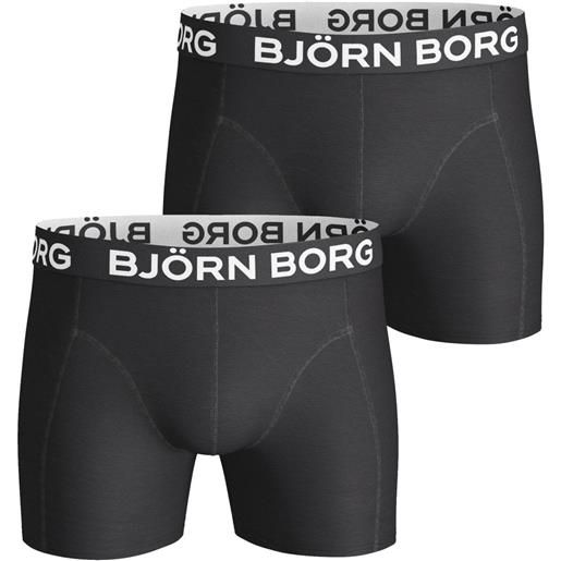 Björn Borg boxer sportivi da uomo Björn Borg shorts solid 2p - black