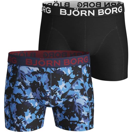 Björn Borg boxer sportivi da uomo Björn Borg shorts bb branch 2p - bonnie blue
