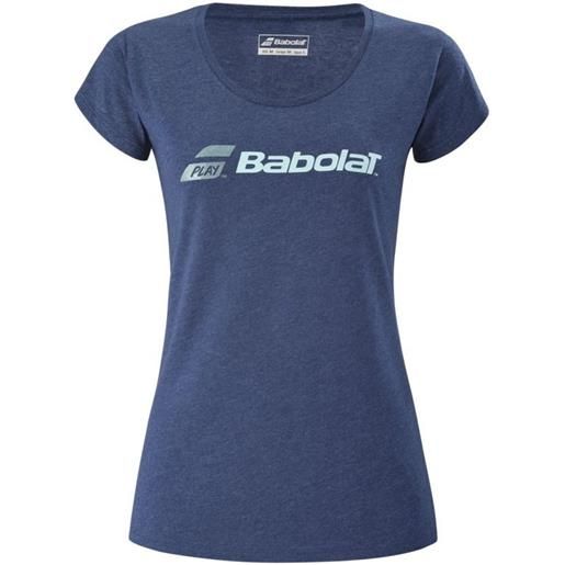 Babolat maglietta donna Babolat exercise glitter tee w - estate blue heather