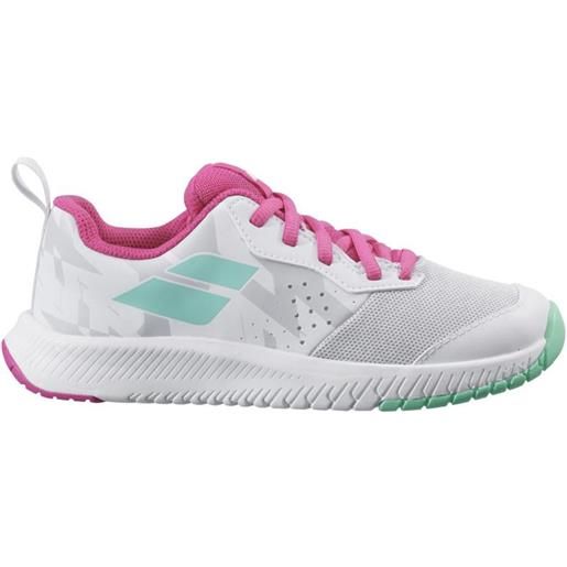 Babolat scarpe da tennis bambini Babolat pulsion all court junior - white/red rose