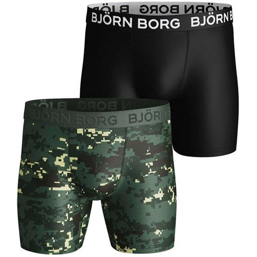 Björn Borg boxer sportivi da uomo Björn Borg shorts per bb digital woodland 2p - duck green