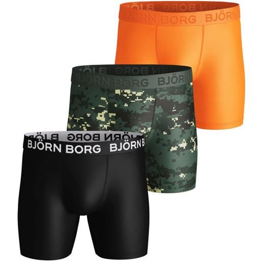 Björn Borg boxer sportivi da uomo Björn Borg shorts per bb digital woodland 3p - duck green