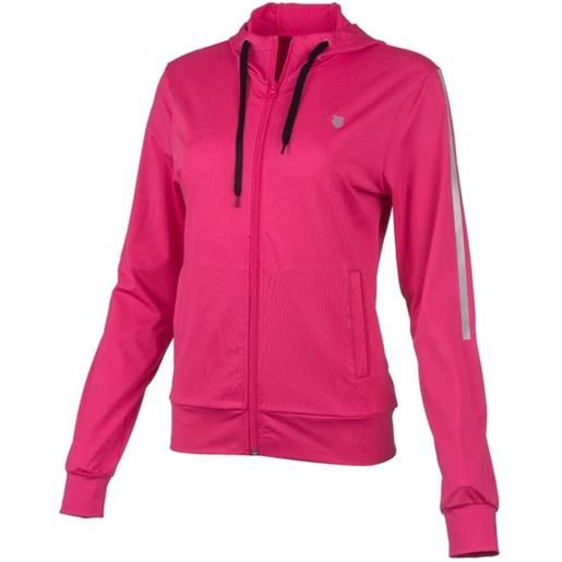 K-Swiss felpa da tennis da donna K-Swiss hypercourt express jacket w - pink yarrow