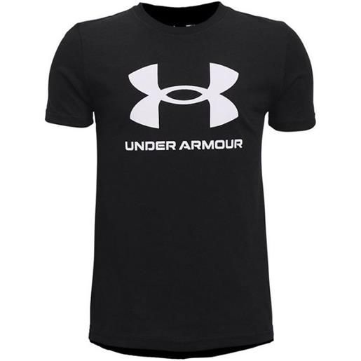 Under Armour maglietta per ragazzi Under Armour sportstyle logo ss - black