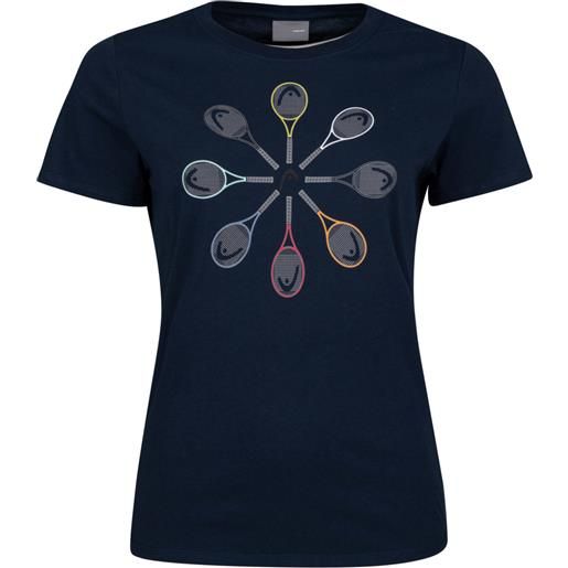 Head maglietta per ragazze Head racquet t-shirt g - dark blue