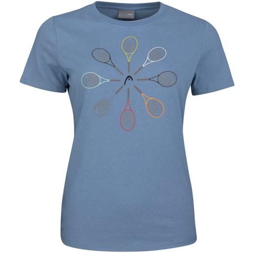 Head maglietta per ragazze Head racquet t-shirt g - infinity blue