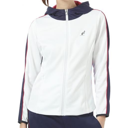 Australian felpa da tennis da donna Australian jacket in double with printed - bianco