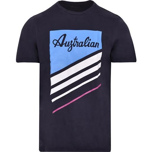 Australian t-shirt da uomo Australian t-shirt cotton printed - blu navy