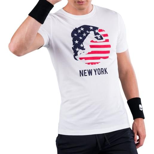 Hydrogen t-shirt da uomo Hydrogen city cotton tee man - white/new york