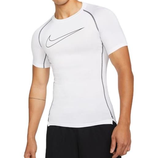Nike abbigliamento compressivo Nike pro dri-fit tight top ss m - white/black/black