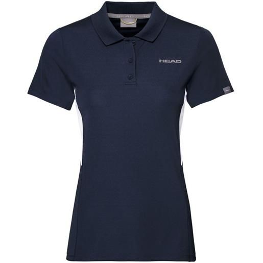 Head maglietta per ragazze Head club tech polo shirt - dark blue