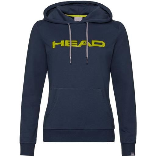 Head felpa da tennis da donna Head club rosie hoodie w - dark blue/yellow