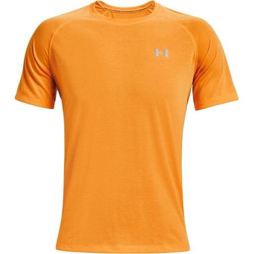 Under Armour t-shirt da uomo Under Armour men's streaker run short sleeve - omega orange/reflective