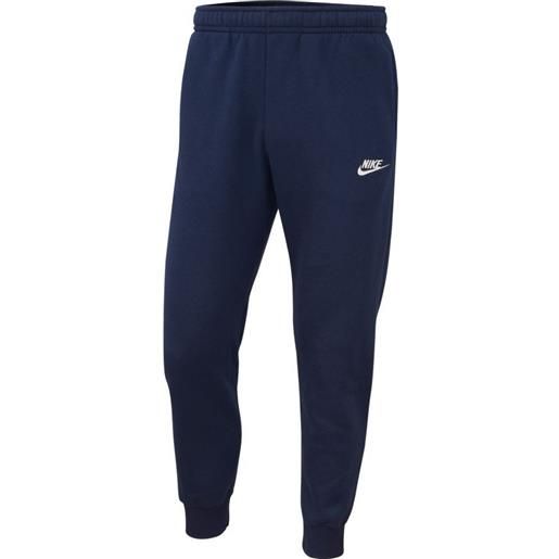 Nike pantaloni da tennis da uomo Nike sportswear club fleece m - midnight navy/midnight navy/white