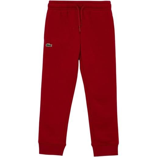 Lacoste pantaloni per ragazzi Lacoste kids pants - red