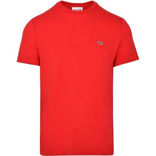 Lacoste t-shirt da uomo Lacoste men's crew neck pima cotton jersey t-shirt - red