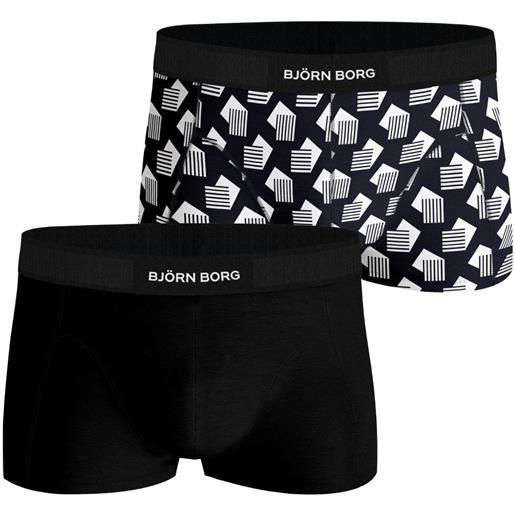 Björn Borg boxer sportivi da uomo Björn Borg core trunk 2p - black/print