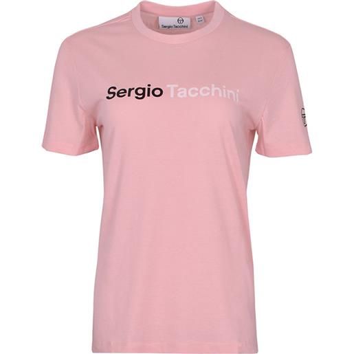 Sergio Tacchini maglietta donna Sergio Tacchini robin woman t-shirt - pink/black
