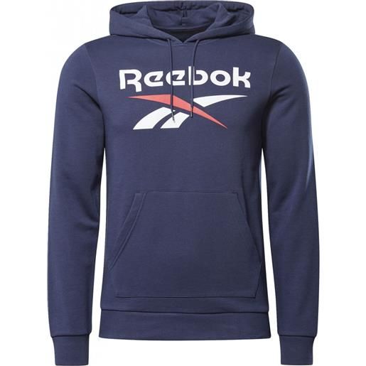 Reebok felpa da tennis da uomo Reebok identity big logo hoodie - vector navy