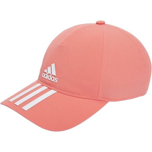Adidas berretto da tennis Adidas aeroready 3-stripes baseball cap - semi turbo/white/white