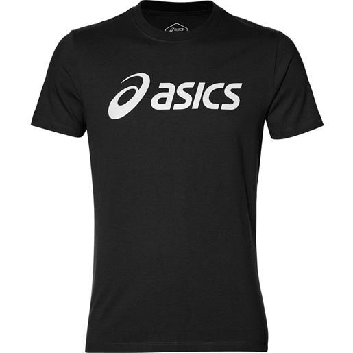 Asics t-shirt da uomo Asics big logo tee - performance black/brilliant white