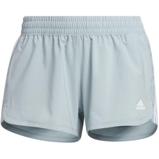 Adidas pantaloncini da tennis da donna Adidas pacer 3 stripes woven shorts w - magic grey