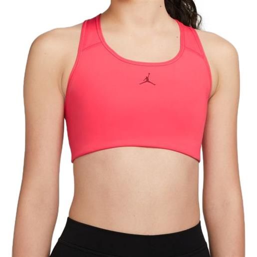 Nike reggiseno Nike jordan jumpman women's medium support pad sports bra - lt fusion red/pomegranat