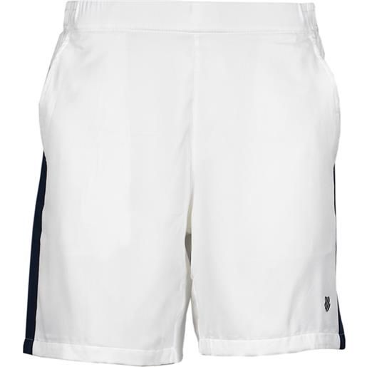 K-Swiss pantaloncini da tennis da uomo K-Swiss tac heritage sport short 8 m - white