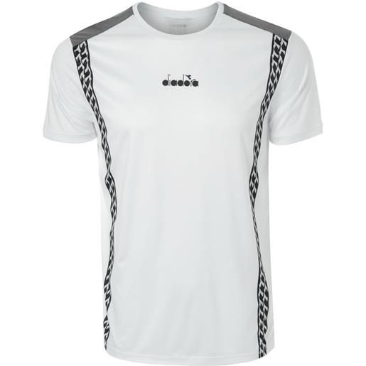 Diadora t-shirt da uomo Diadora ss t-shirt challange - optical white
