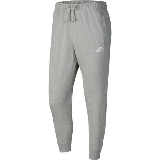 Nike pantaloni da tennis da uomo Nike sportswear club jogger m - dark grey heather/white