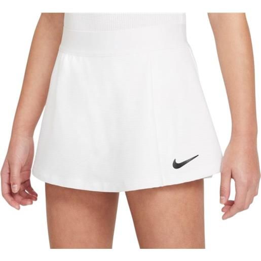 Nike gonnellina per ragazze Nike court dri-fit victory flouncy skirt g - white/black