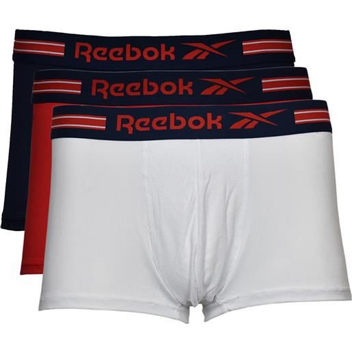 Reebok boxer sportivi da uomo Reebok mens sports trunk garrels 3p - vector red/white/vector navy