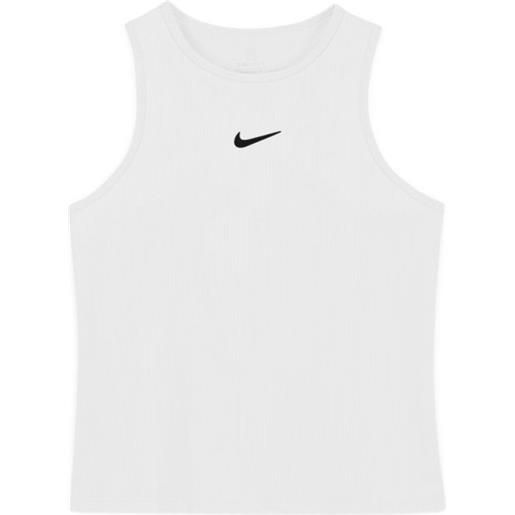 Nike maglietta per ragazze Nike court dri-fit victory tank g - white/black