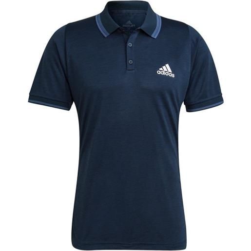 Adidas polo da tennis da uomo Adidas freelife polo shirt m - crew navy/white/crew blue