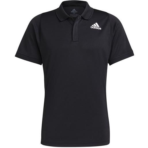 Adidas polo da tennis da uomo Adidas primegreen freelift polo - black/white