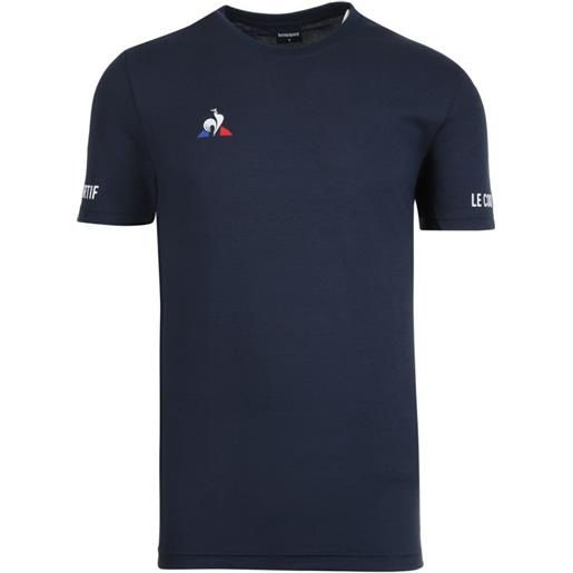 Le Coq Sportif t-shirt da uomo Le Coq Sportif tennis tee ss no. 3 m - dress blues