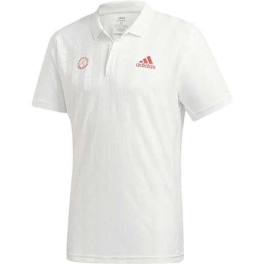 Adidas polo da tennis da uomo Adidas freelift polo eng m - white/scarlet