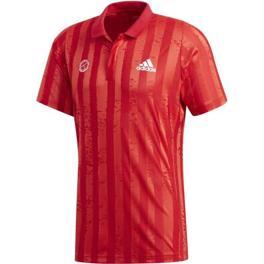 Adidas polo da tennis da uomo Adidas freelift polo eng m - scarlet/white