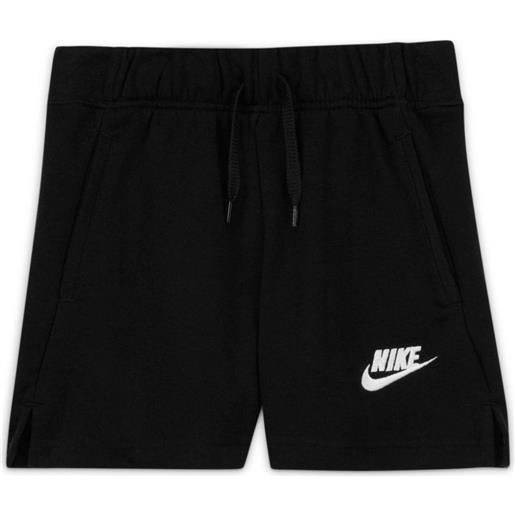 Nike pantaloncini per ragazze Nike sportswear club ft 5 short g - black/white