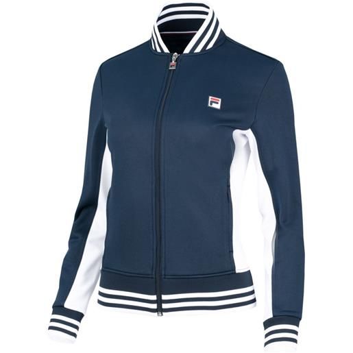 Fila felpa da tennis da donna Fila jacket georgia - peacoat blue/white stripes
