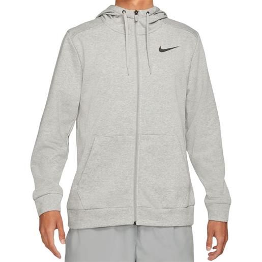 Nike felpa da tennis da uomo Nike dri-fit hoodie full zip m - charcoal heather/black